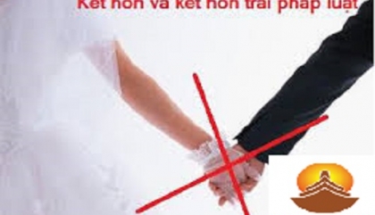 TRÌNH TỰ, THỦ TỤC YÊU CẦU HỦY VIỆC ĐĂNG KÝ KẾT HÔN TRÁI QUY ĐỊNH CỦA PHÁP LUẬT